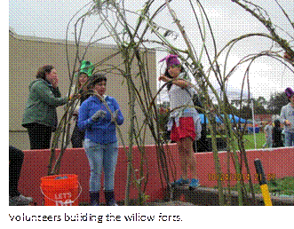 Description: Description: P:\Media\ALL-CITY-Media\Photo-Images\Make a Difference Day Parchester 10-25-2014\IMG_0025.JPG,Volunteers building the willow forts.